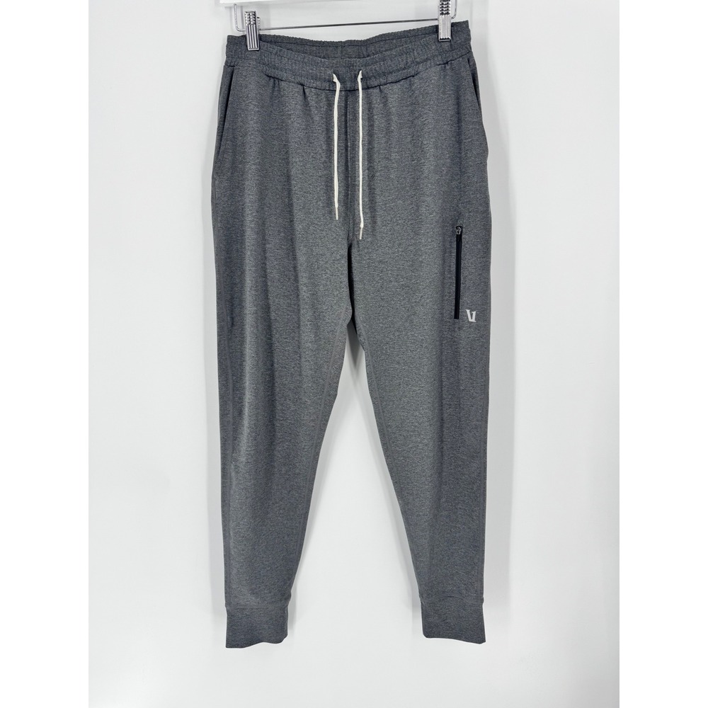 Vuori Sunday Performance Jogger Mens Small Charcoal Heather Grey Tapered Stretch
